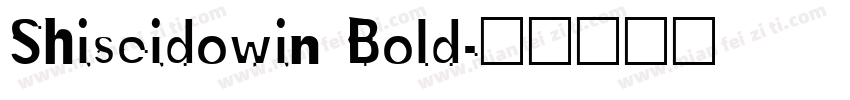 Shiseidowin Bold字体转换